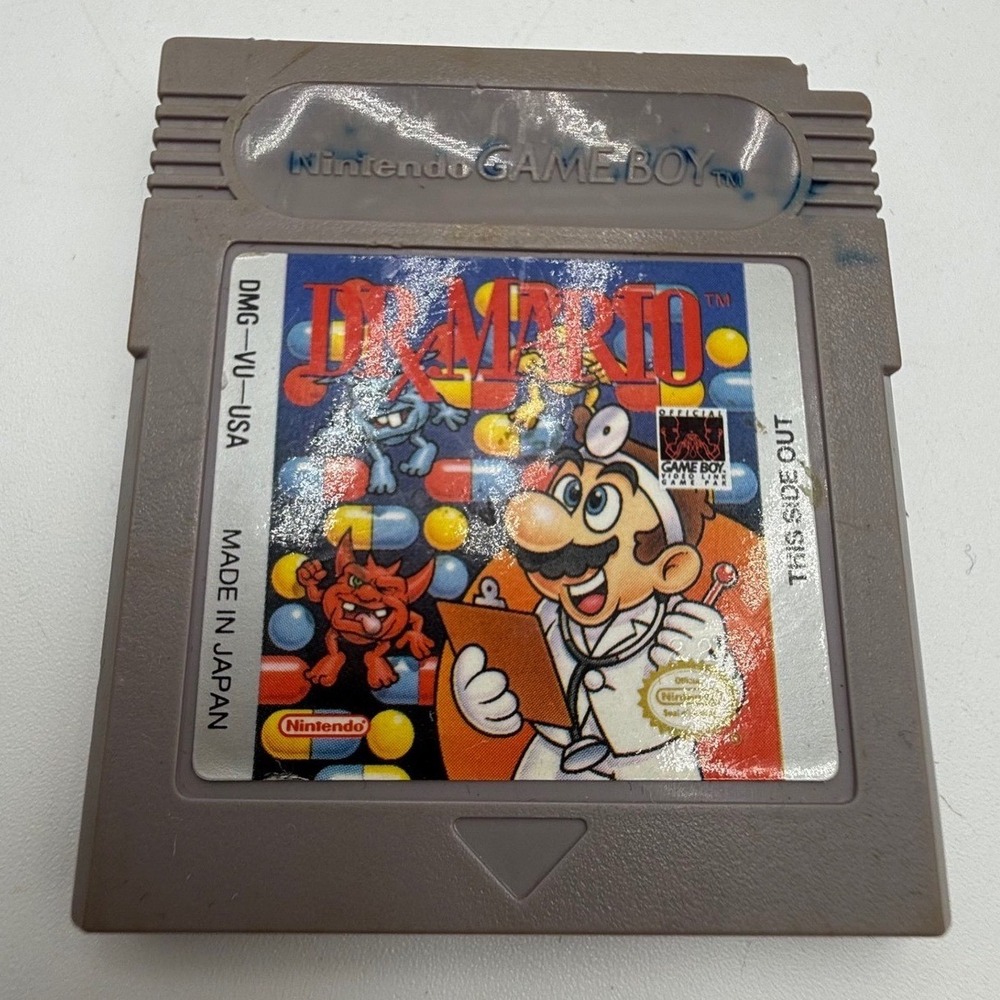 Nintendo Game Boy Dr. Mario Authentic OEM‎ Tested Working